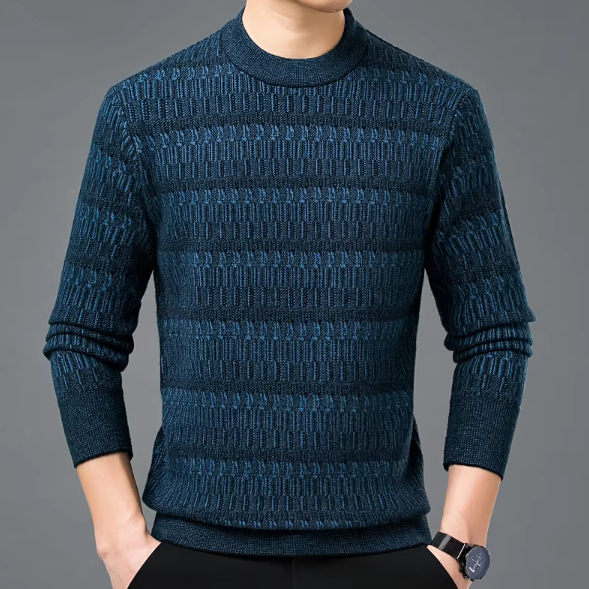 Zacharias - Stylish Knit Sweater for Men with a Modern Texture