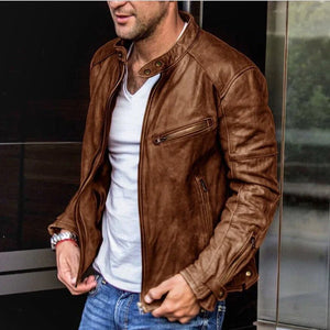 Harold - Sophisticated Men's Leather Jacket in Premium Quality