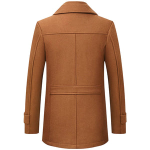 Joey - Classic Wool Overcoat for Men