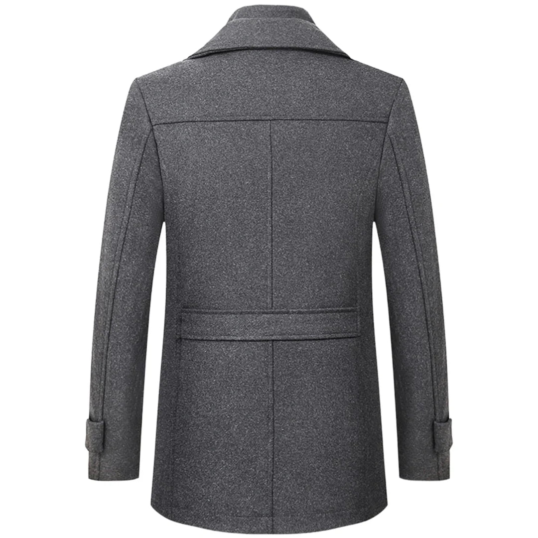 Joey - Classic Wool Overcoat for Men