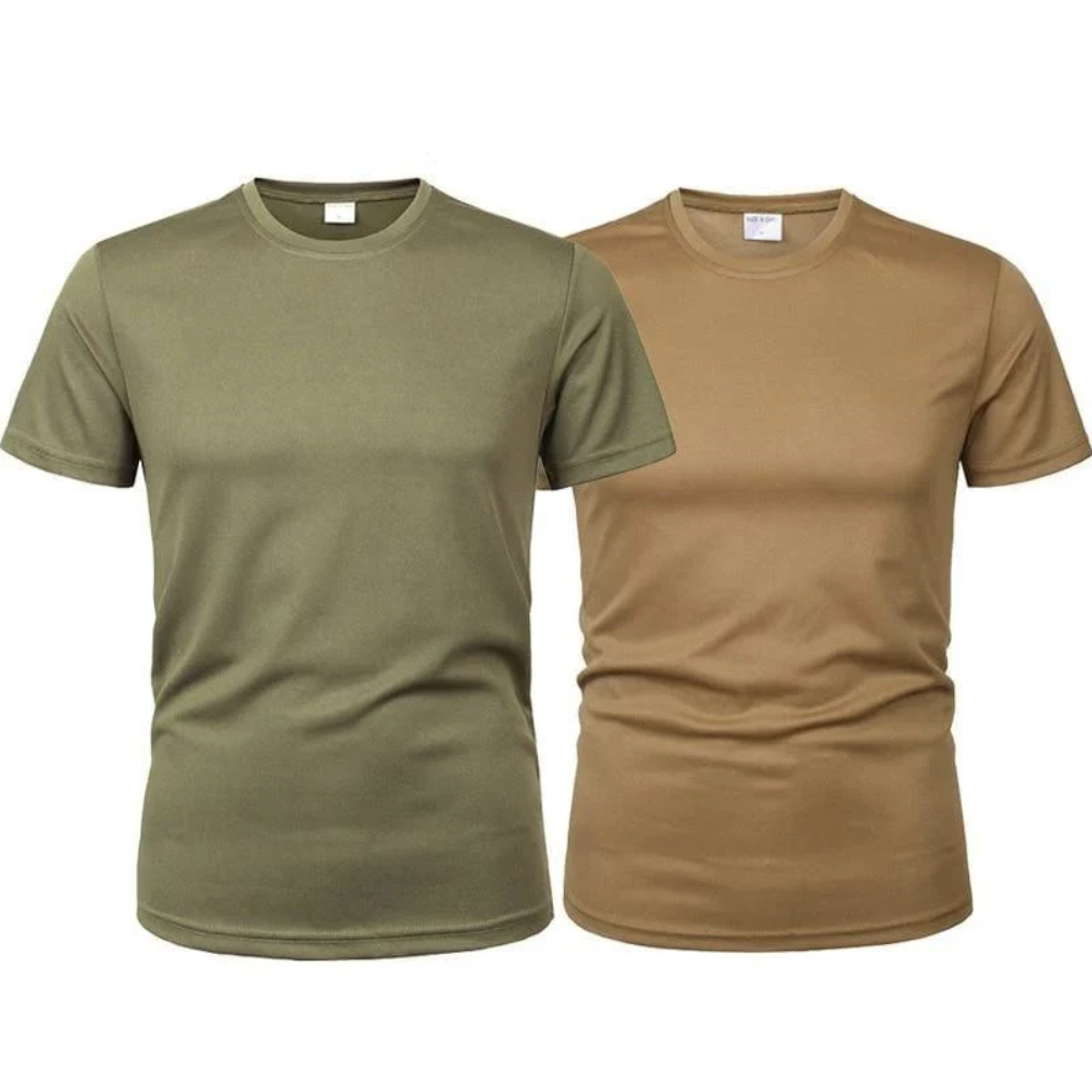 Nicolaas - Stylish Army T-Shirt Set (2-Pack)