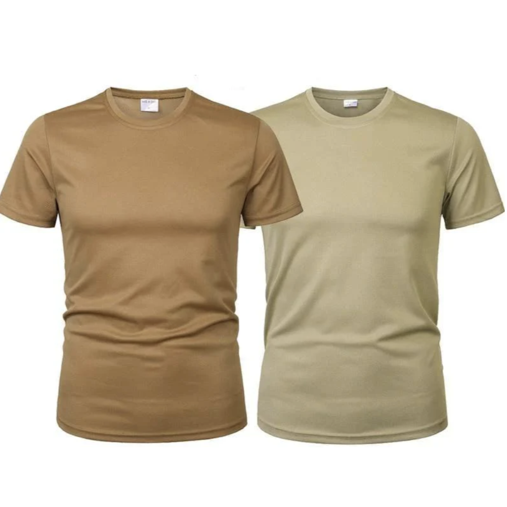 Nicolaas - Stylish Army T-Shirt Set (2-Pack)