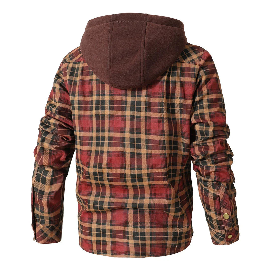 Ivo - Cozy Hooded Flannel Jacket for Warmth and Style