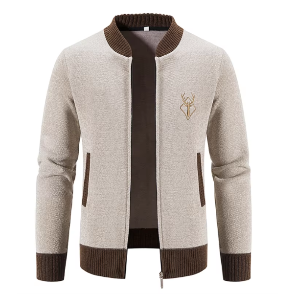 Mateo – Stylish Knitted Zip-Up Cardigan for Men