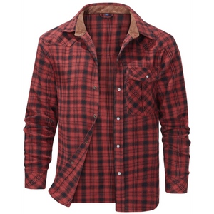 Quinten - Classic Men's Flannel Shirt for Timeless Style