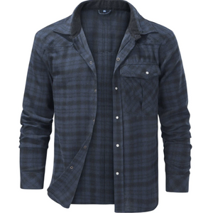 Quinten - Classic Men's Flannel Shirt for Timeless Style