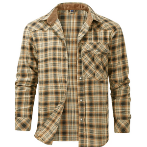 Quinten - Classic Men's Flannel Shirt for Timeless Style