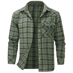 Quinten - Classic Men's Flannel Shirt for Timeless Style