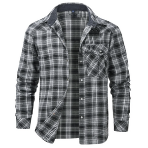 Quinten - Classic Men's Flannel Shirt for Timeless Style