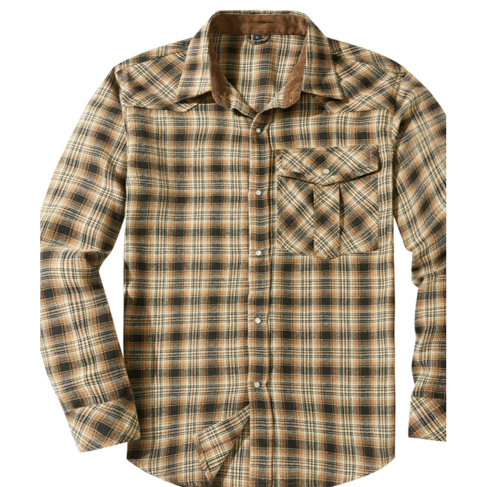 Quinten - Classic Men's Flannel Shirt for Timeless Style