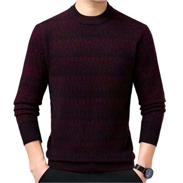 Zacharias - Stylish Knit Sweater for Men with a Modern Texture