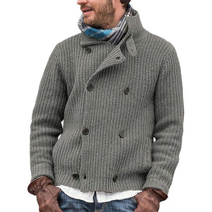 Richard - Double-Breasted Knit Cardigan for Men