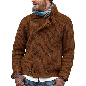 Richard - Double-Breasted Knit Cardigan for Men