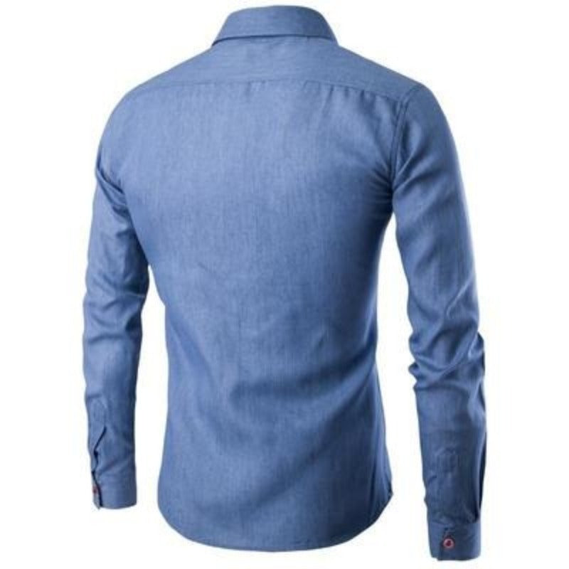 Saad - Men's Modern Denim Blouse – Durable and Stylish