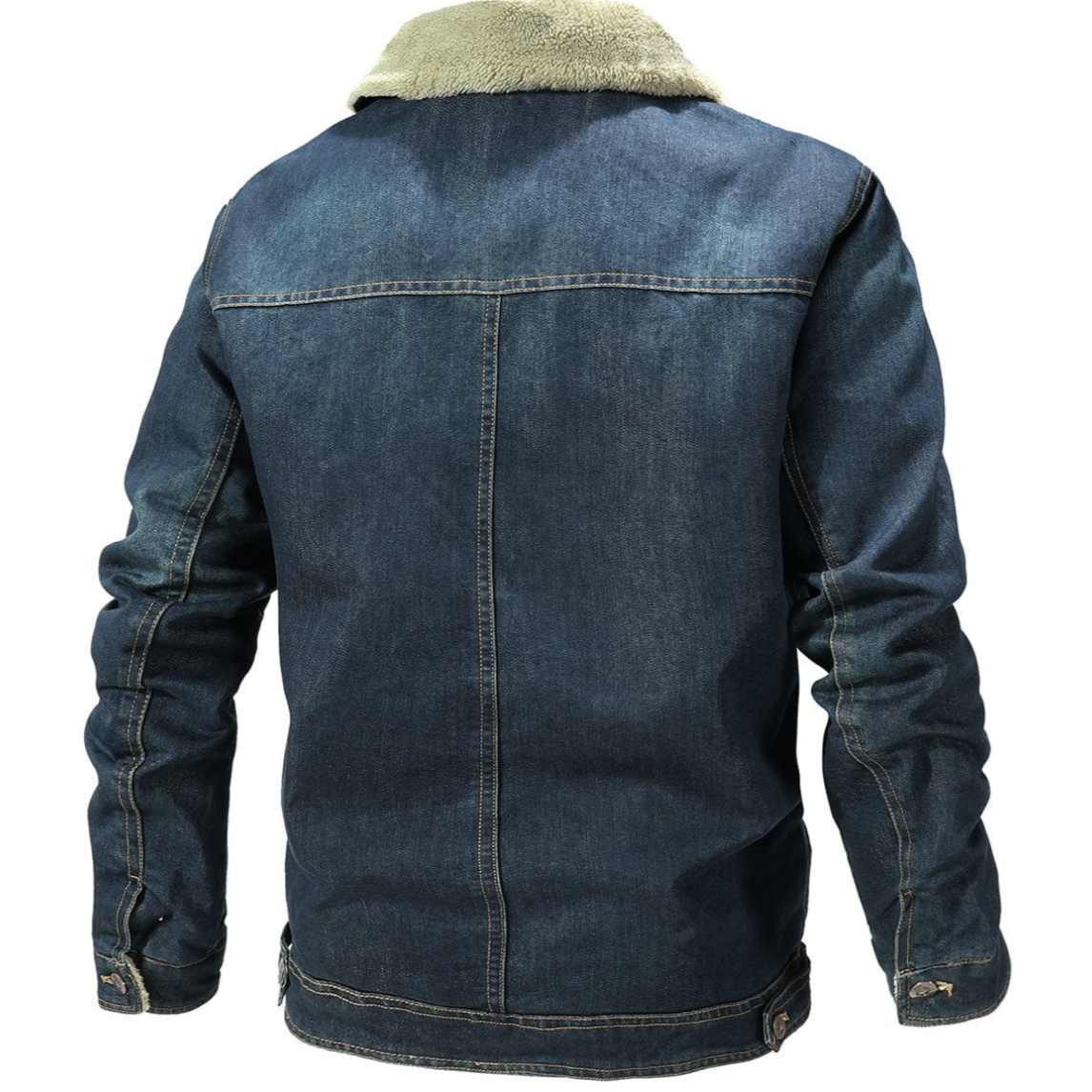 Sander - Versatile Fleece Denim Jacket