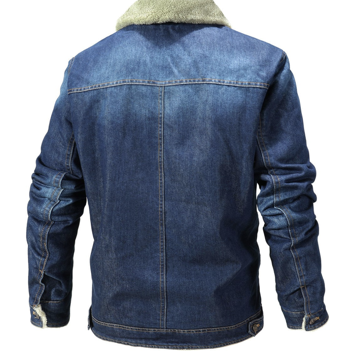 Sander - Versatile Fleece Denim Jacket