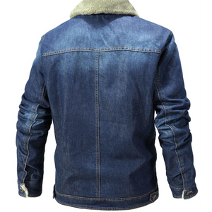 Sander - Versatile Fleece Denim Jacket