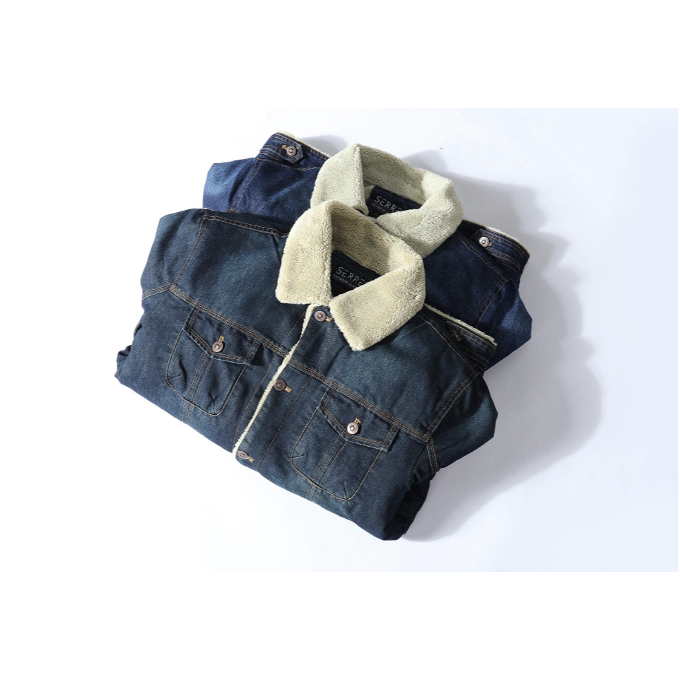 Sander - Versatile Fleece Denim Jacket