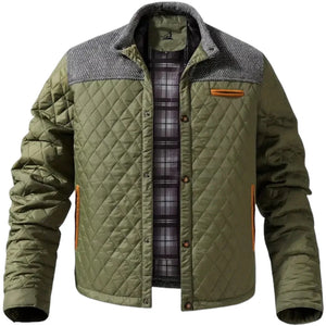 Spencer - Men's Quilted Field Jacket for Rugged Style