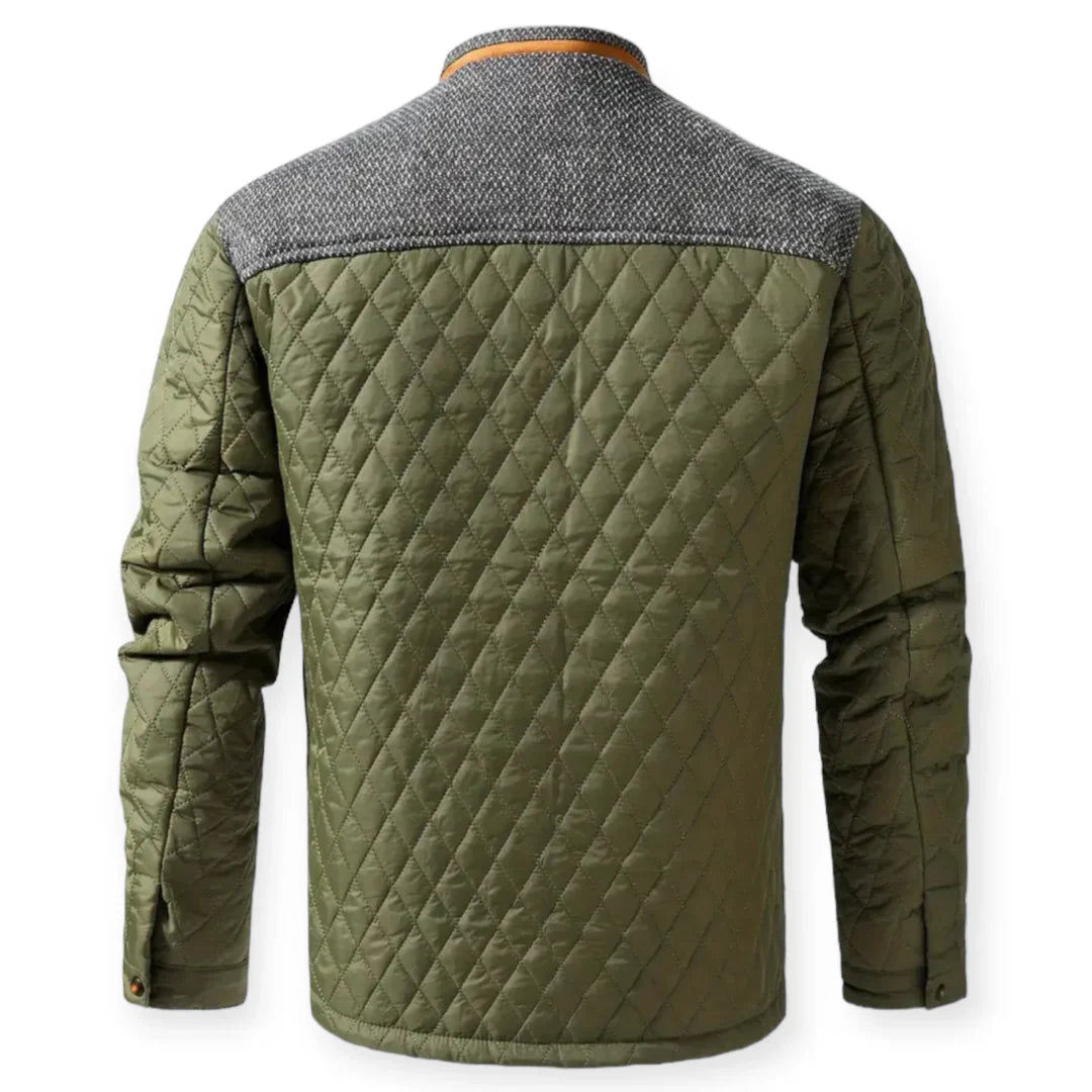 Spencer - Men's Quilted Field Jacket for Rugged Style