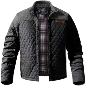 Spencer - Men's Quilted Field Jacket for Rugged Style