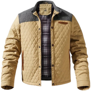 Spencer - Men's Quilted Field Jacket for Rugged Style