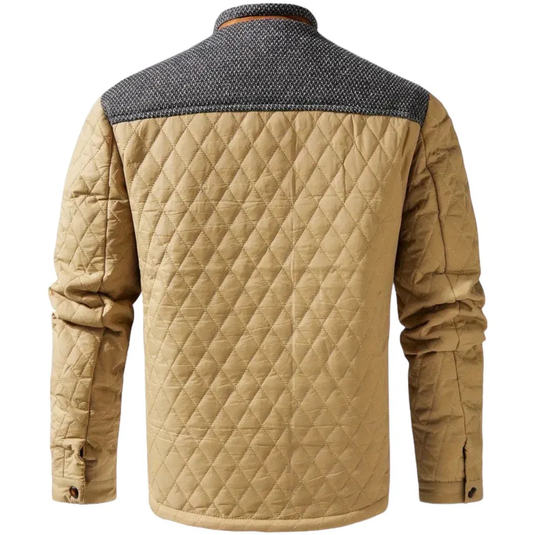 Spencer - Men's Quilted Field Jacket for Rugged Style