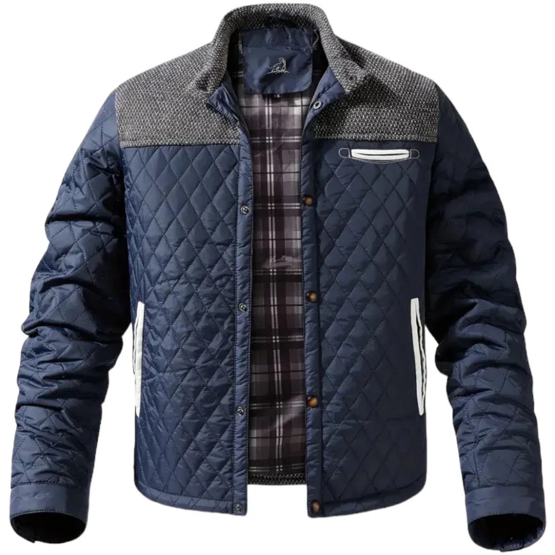 Spencer - Men's Quilted Field Jacket for Rugged Style