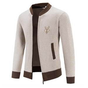 Mateo – Stylish Knitted Zip-Up Cardigan for Men